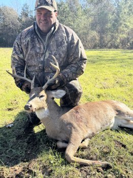Billy Burgess with his buck.